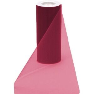 New Offray Tulle Craft Ribbon 6 inch by 25 feet spool burgandy